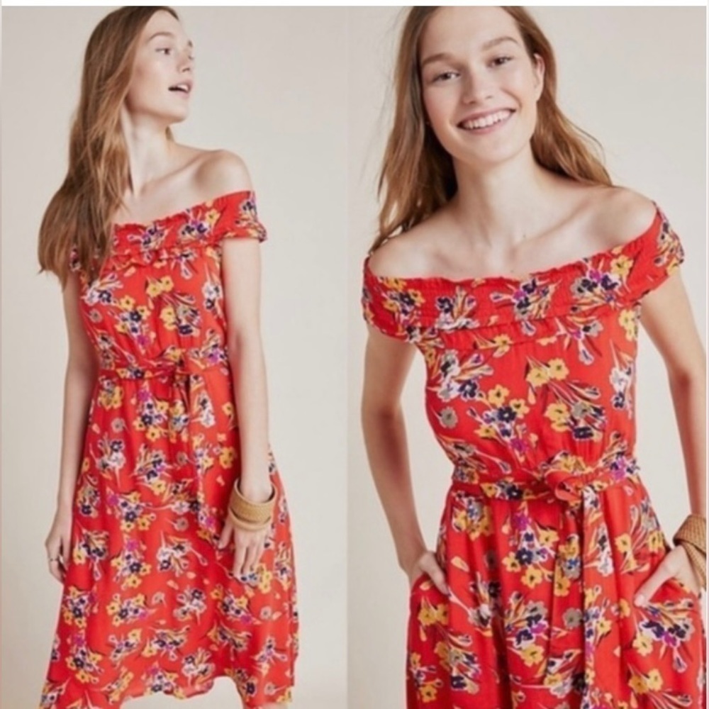 Anthropologie  47 of 52 Conversations floral dress